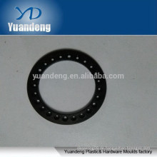 Kundenspezifische CNC-eloxierte schwarze Aluminium-Unterlegscheiben